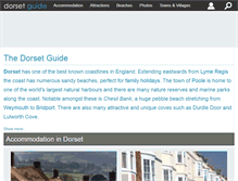 Tablet Screenshot of dorsets.co.uk